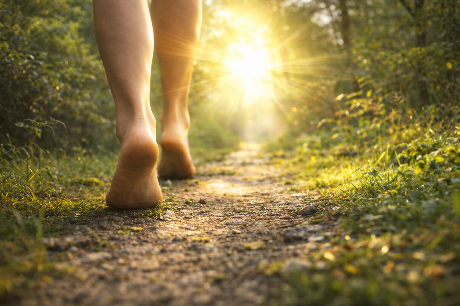 desde los pies hacia el alma