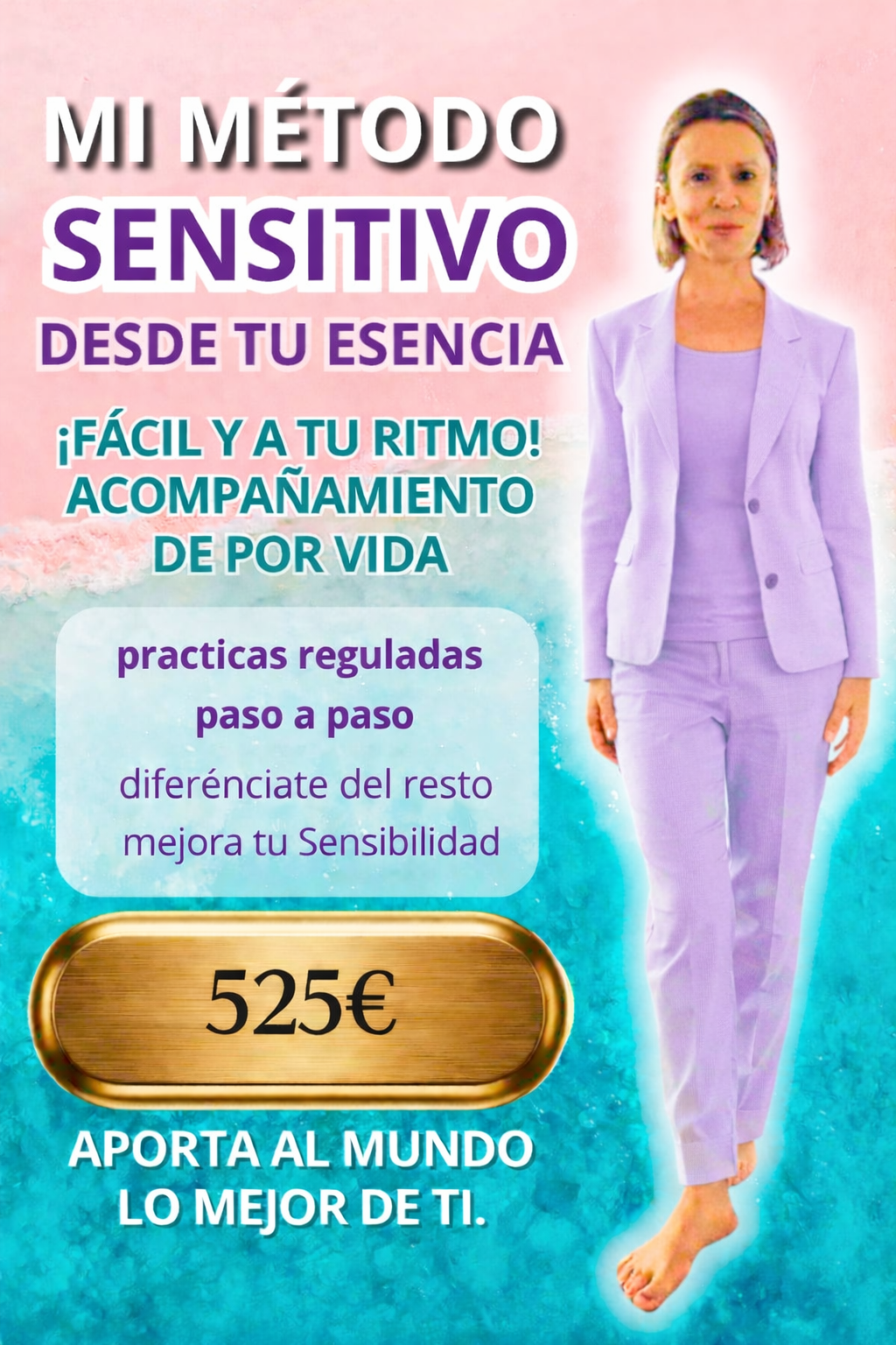 con traje en reflexo